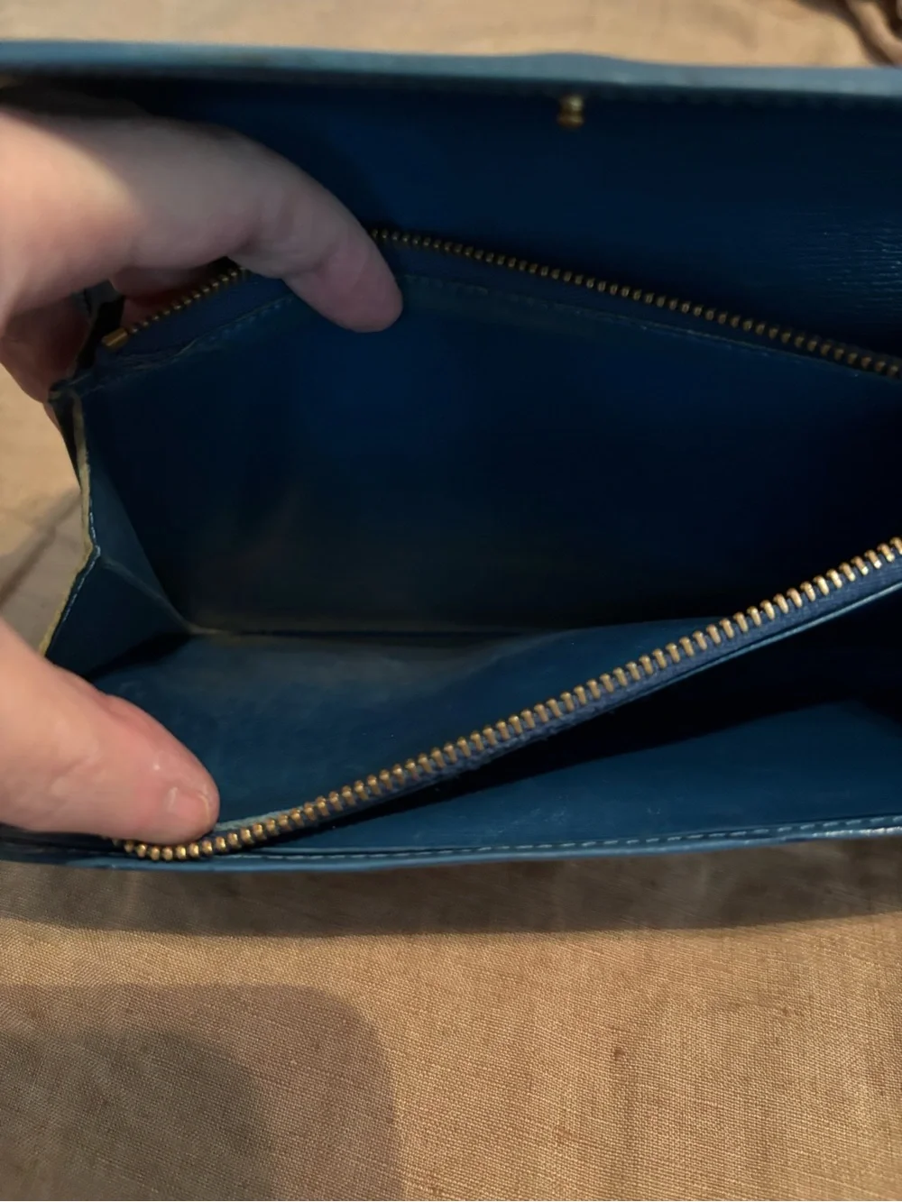 Vintage Louis Vuitton Sarah Wallet – Toledo Blue Epi Leather Long Wallet